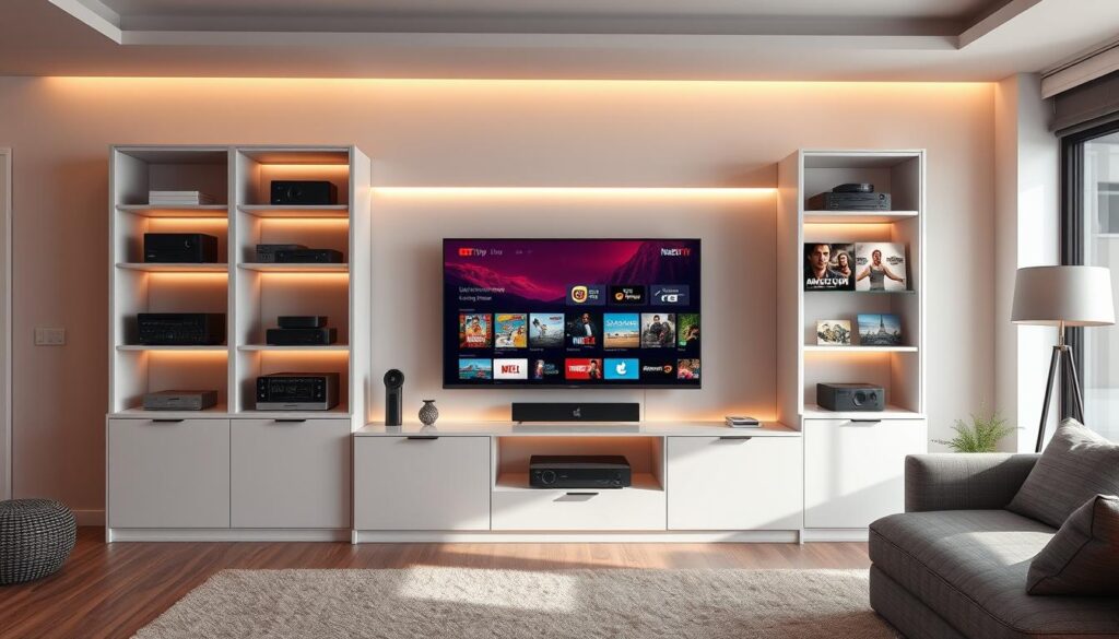 TV storage unit unlimited channels