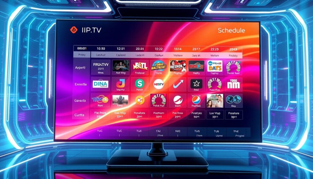 tv program schedule for iptv